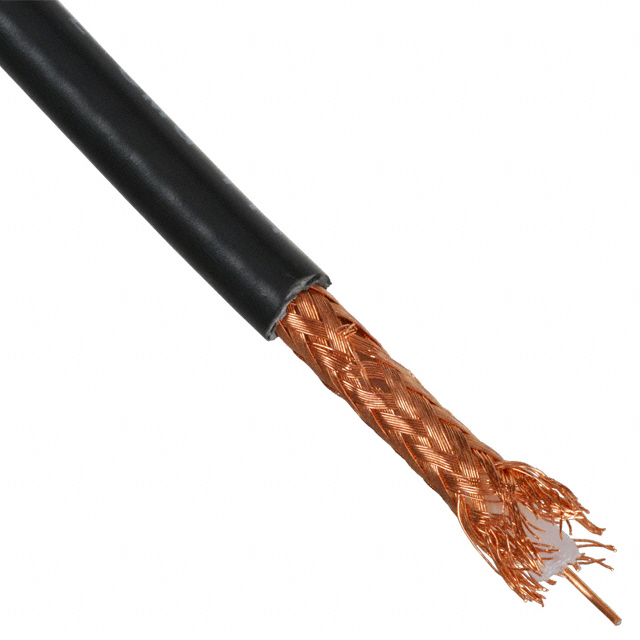Coaxial Cable 22 AWG (0.32mm2) RG-59 100.0' (30.48m) 73 Ohms